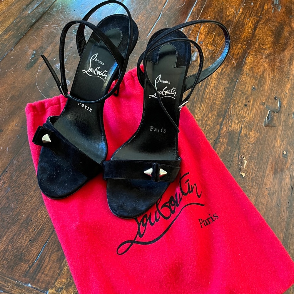 Christian Louboutin ‘Umberta’ spiked suede sandals
